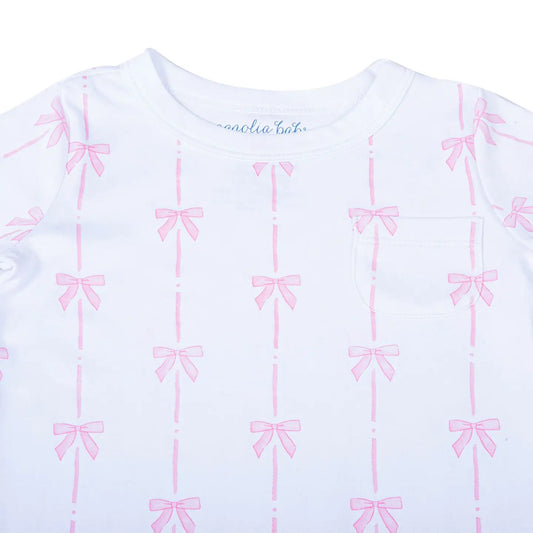 Amelia's Classics Long Sleeve Bow Pajamas