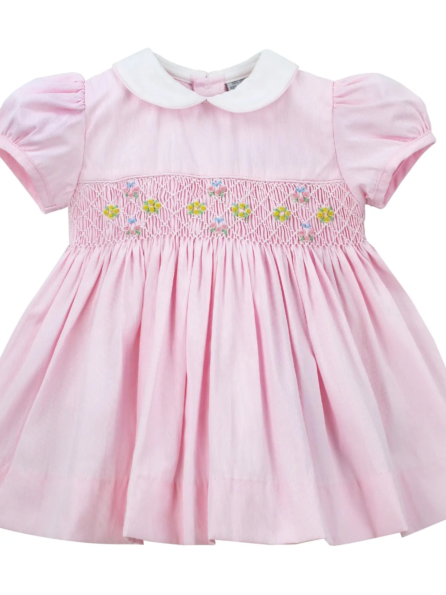 Baby Girl Picque Classic Pink Dress