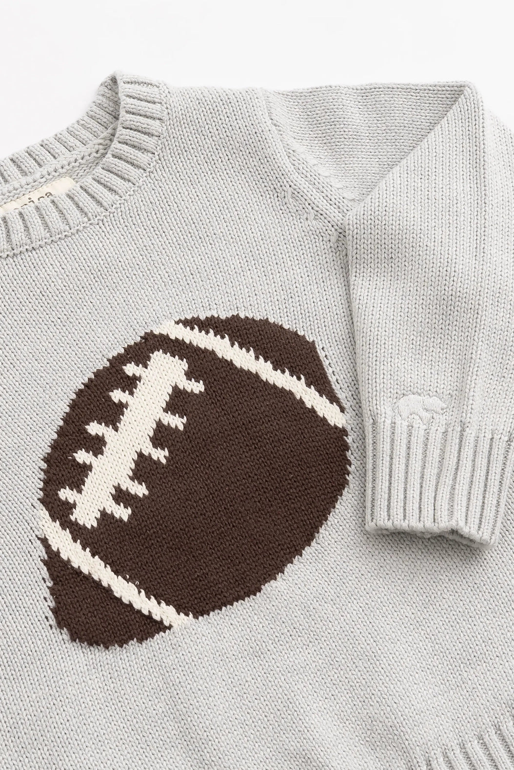 Knit Vintage Football Sweater