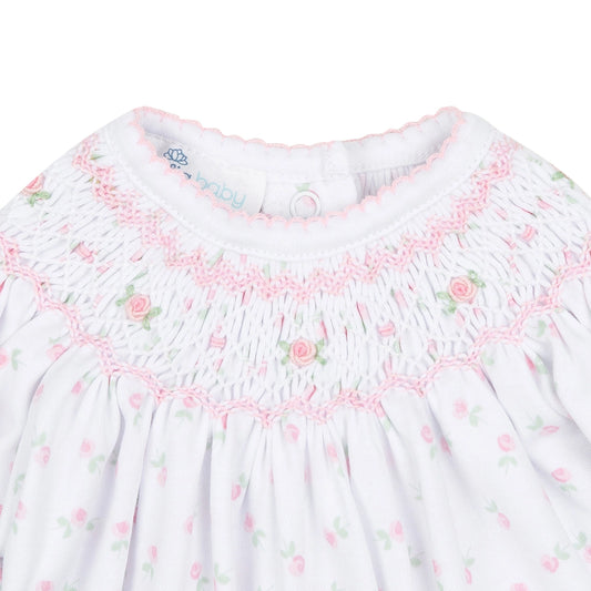 Classic Floral Smocked Bubble