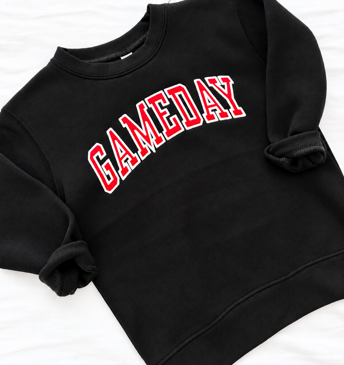 GAME DAY crewneck - Black & Red
