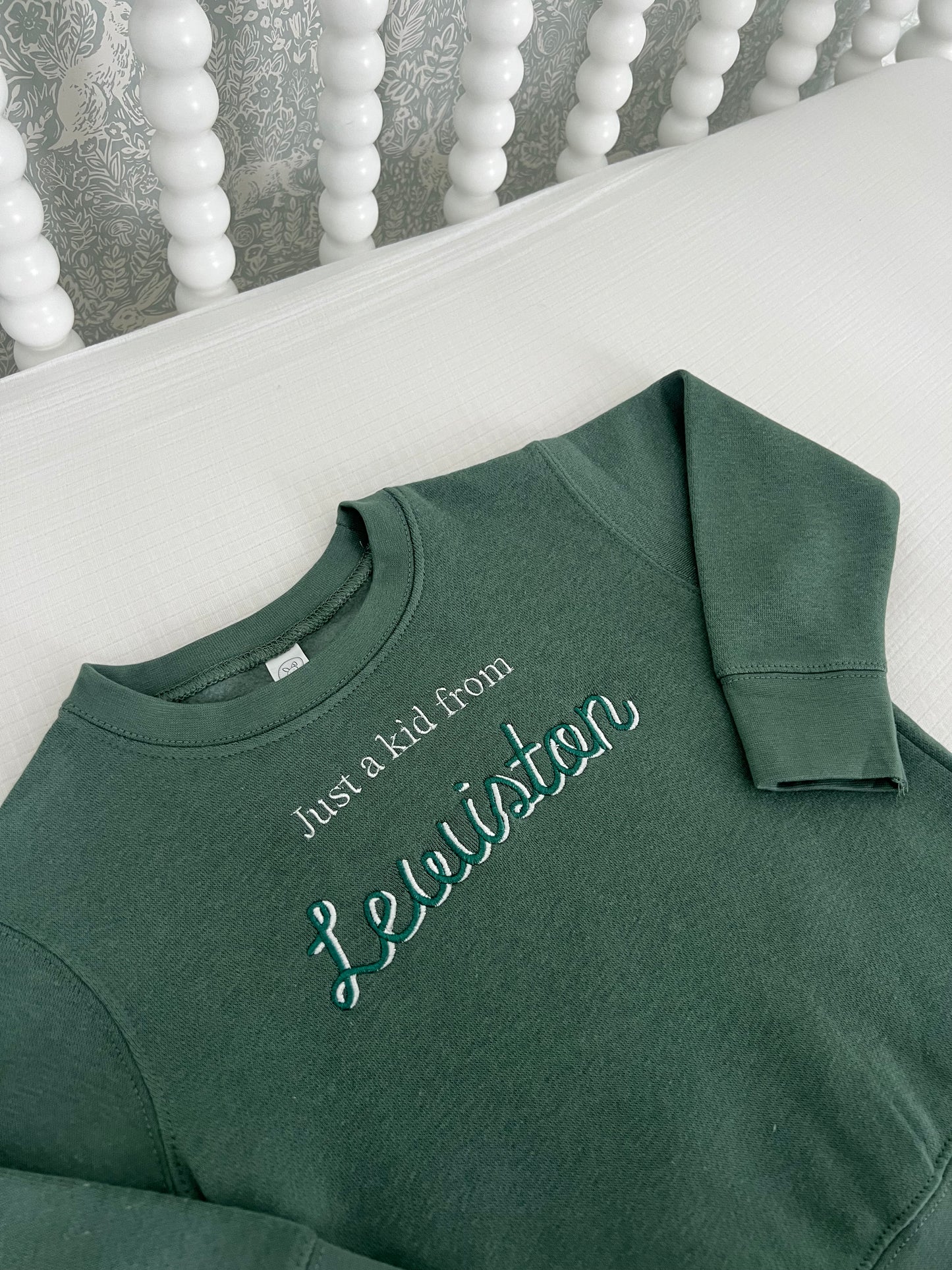 Just a kid from Lewiston Sweatshirt