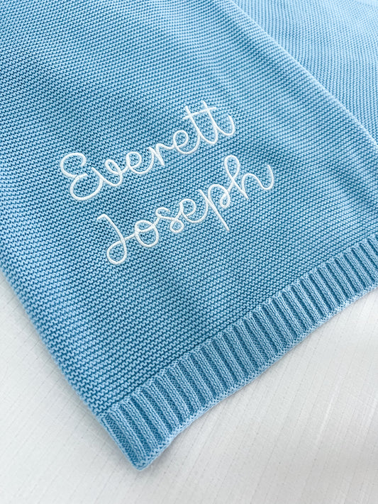 Embroidered Baby Blanket