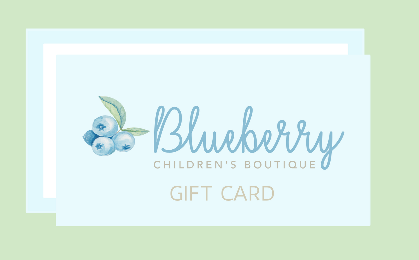 Blueberry Childrens Boutique Gift Card
