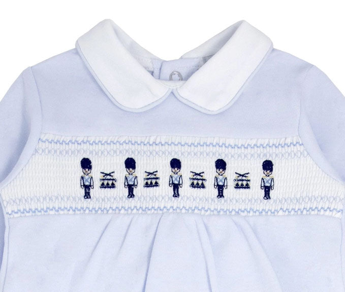 Smocked Toy Soldier Sleeper