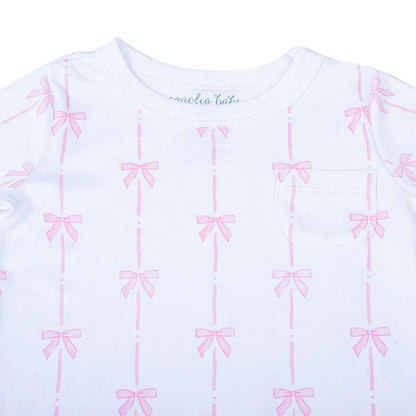 Amelia's Classics Long Sleeve Bow Pajamas