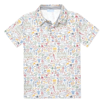 Football Boy's Polo Shirt