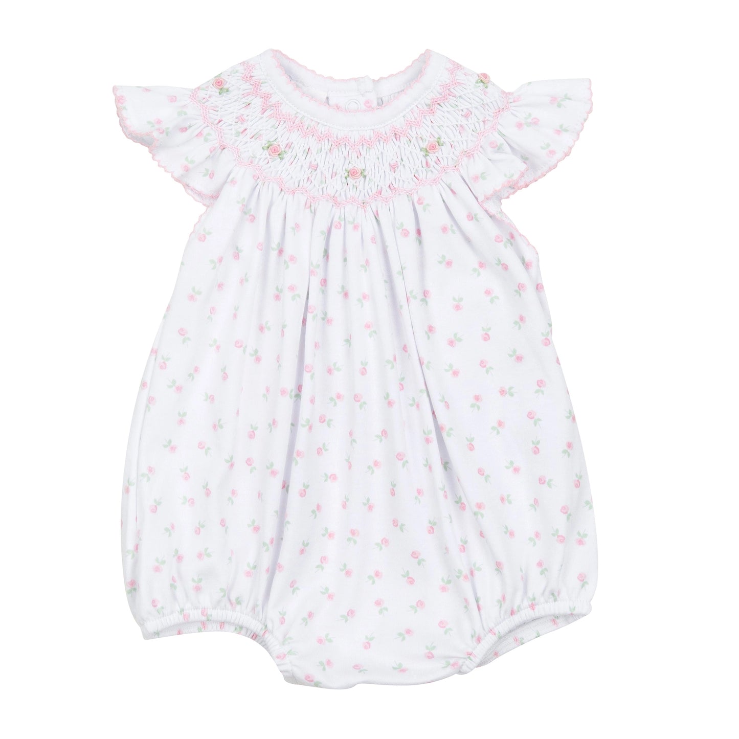 Classic Floral Smocked Bubble
