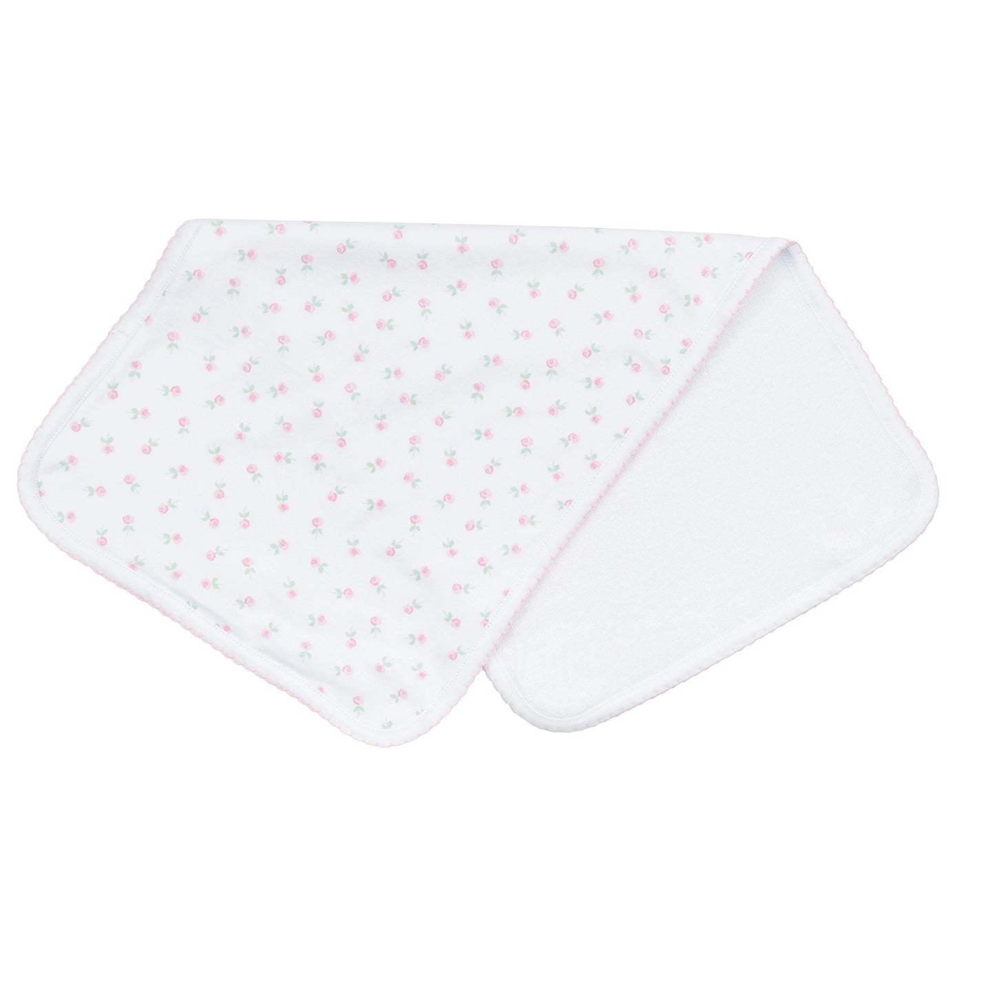 Flower Print Burp Cloth