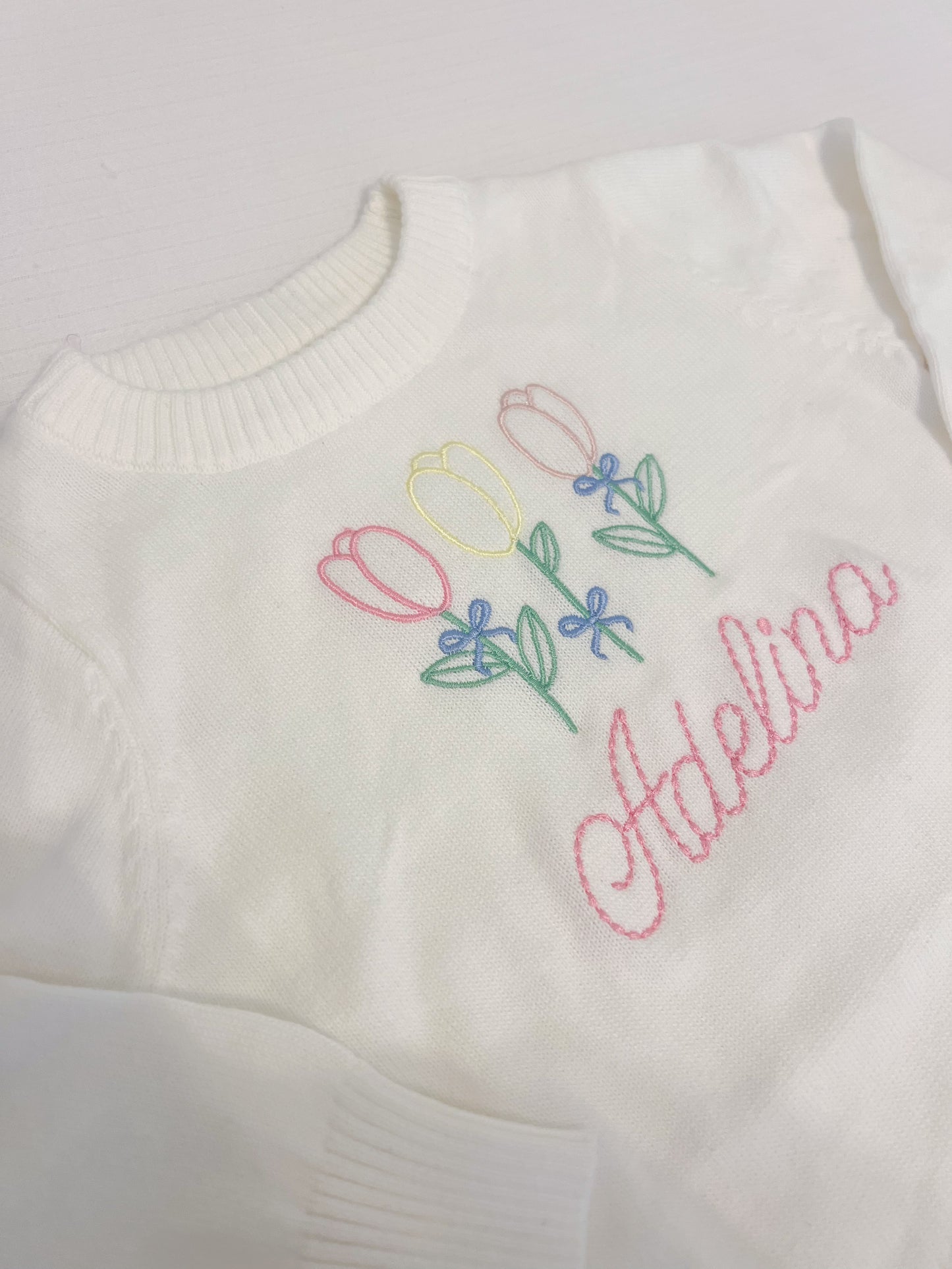 Beehive Name Monogram Sweater