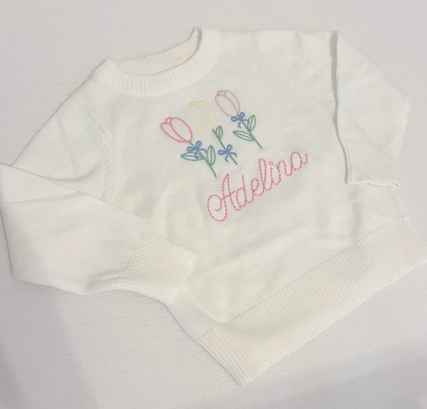 Beehive Name Monogram Sweater