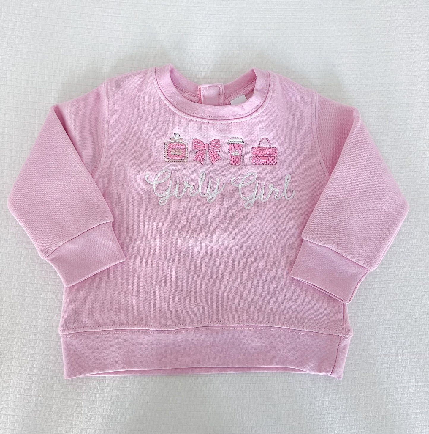 Pink Girly Girl Icon Sweatshirt