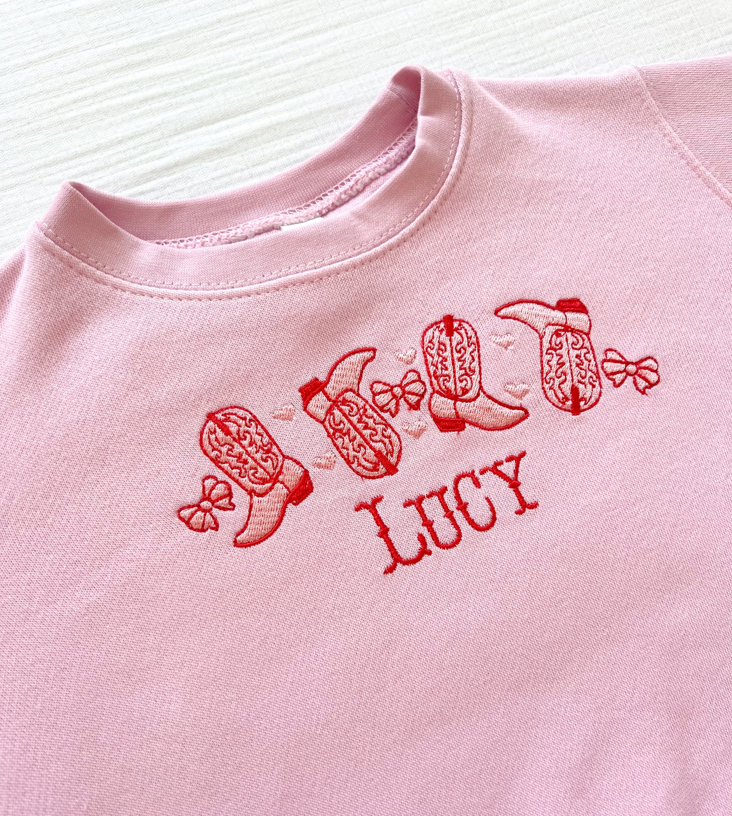Cowboy Boots Monogrammed Sweatshirt