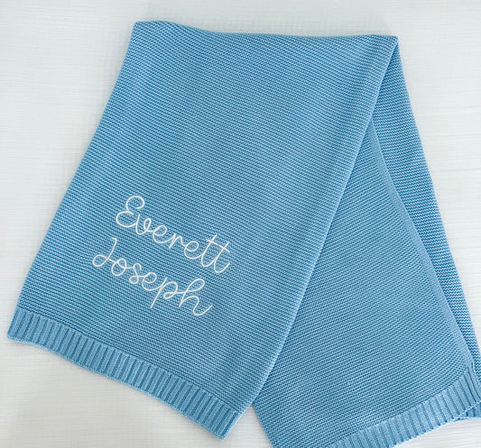 Embroidered Baby Blanket