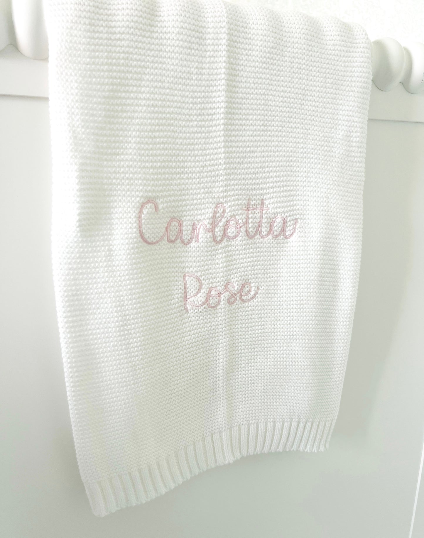 Embroidered Baby Blanket