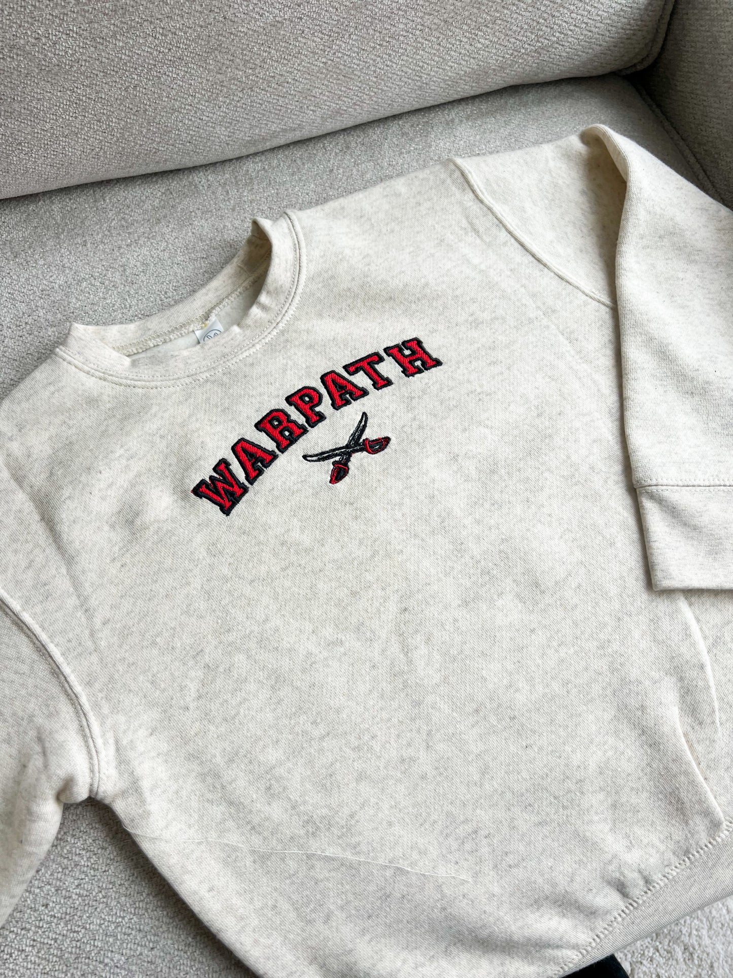Warpath Sweatshirt - Black and Red