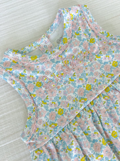Monogrammed Liberty Baby Dress