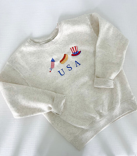 Patriotic USA Icon Sweatshirt