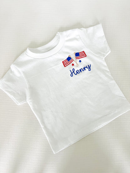 Monogrammed Flag T - Shirt