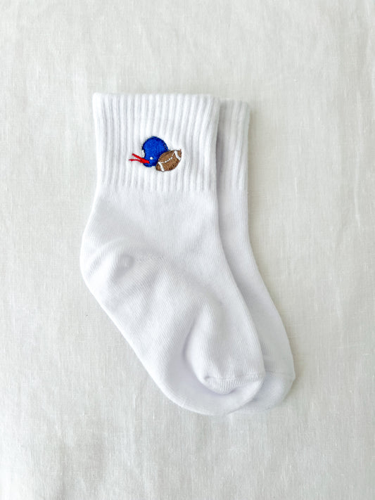 Helmet and Football - Youth Socks