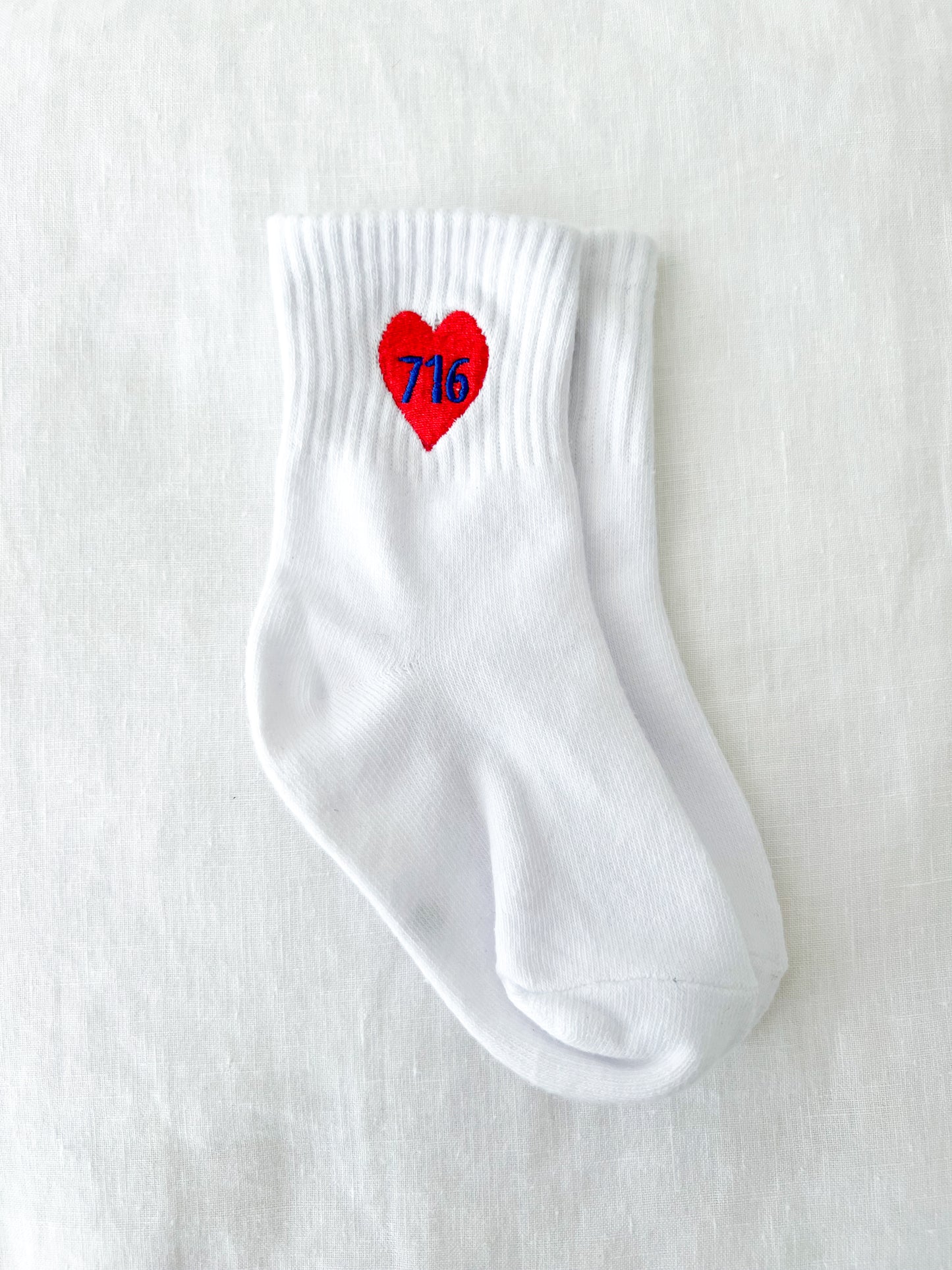 716 Heart - Youth Sock
