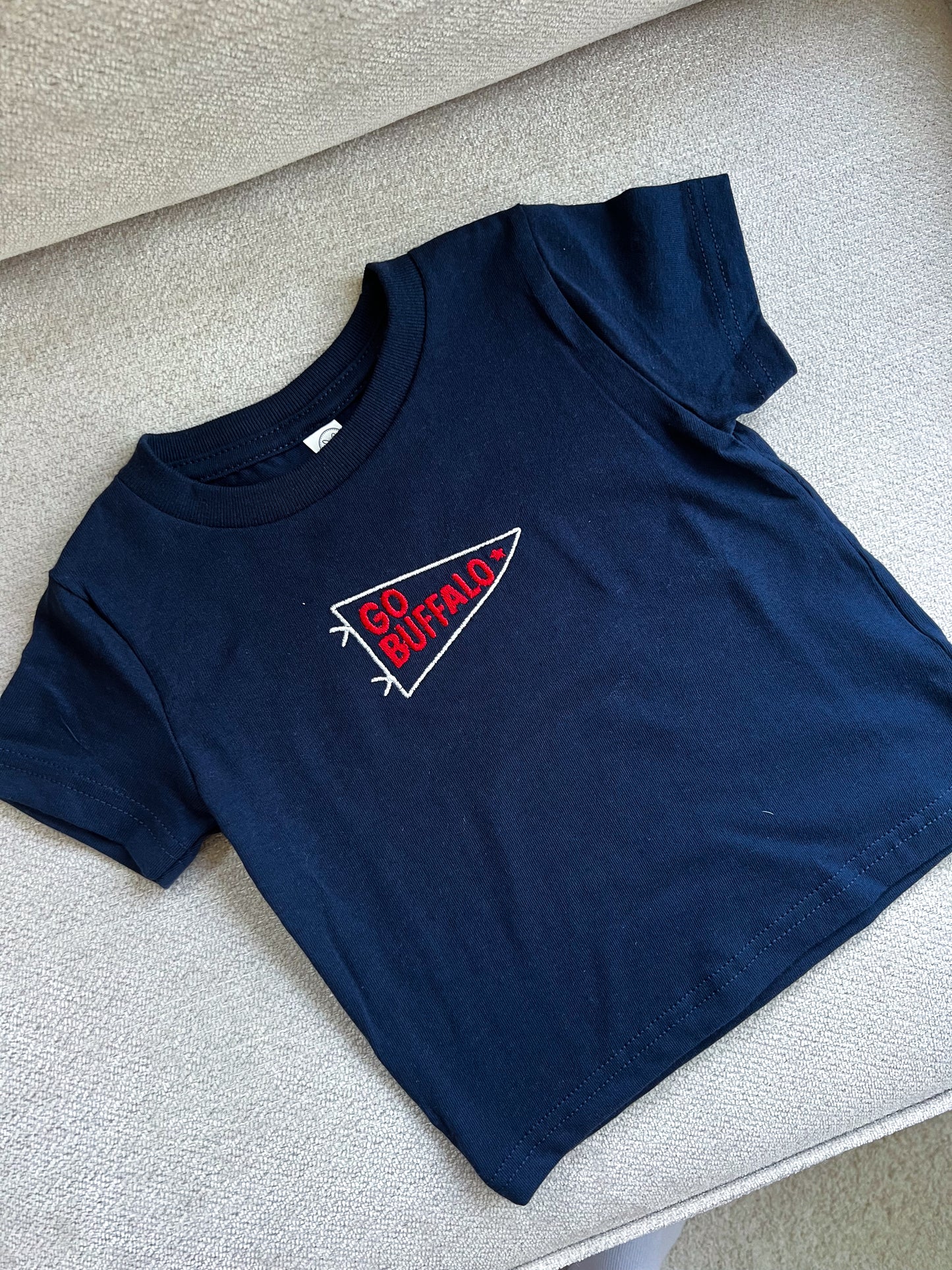 Buffalo Football Pennant Tee - Navy