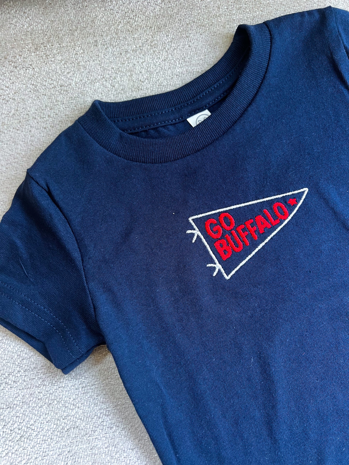 Buffalo Football Pennant Tee - Navy