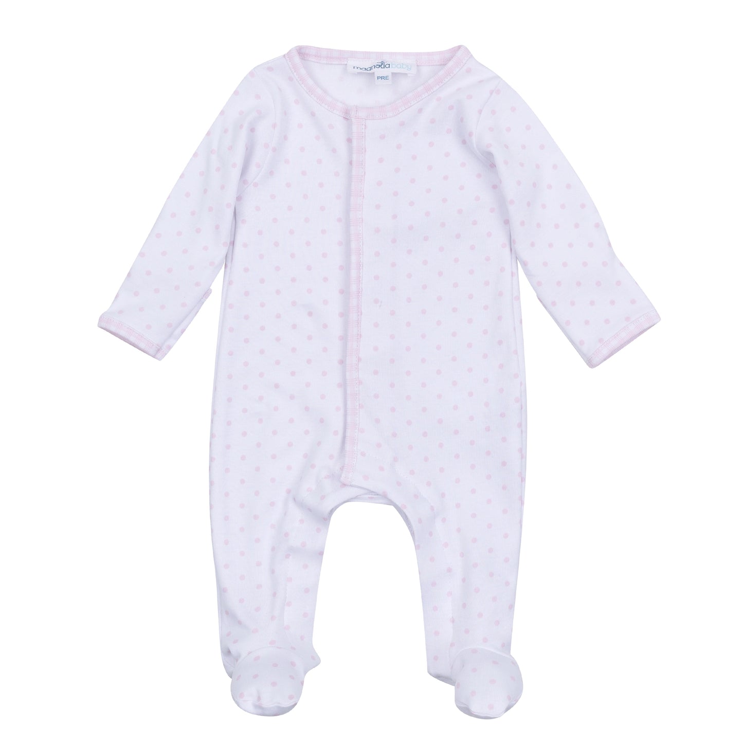 Gingham Dots Footie