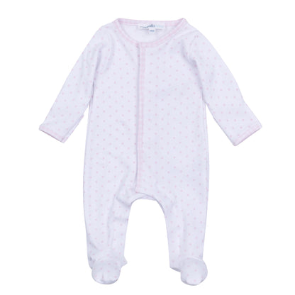 Gingham Dots Footie