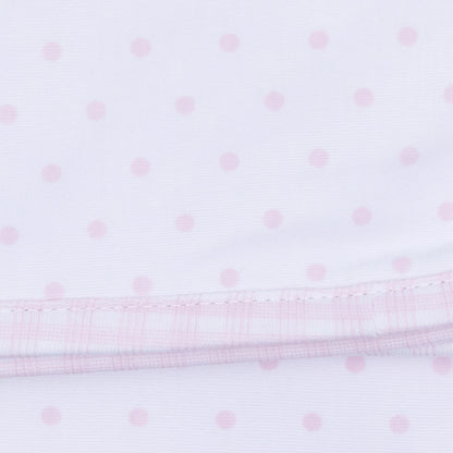 Gingham Dots Footie
