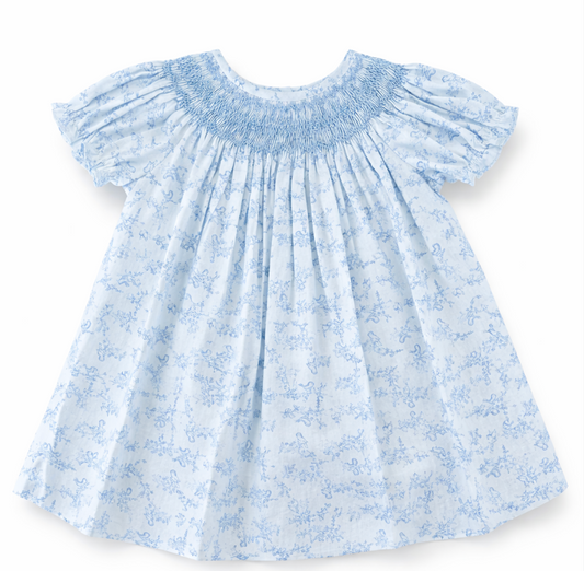 Classic Toile Blue Primrose Dress
