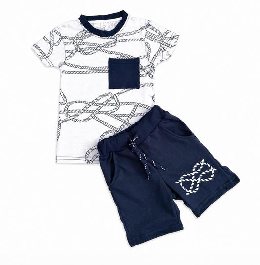 Sailor Knot Shirt and Short Set