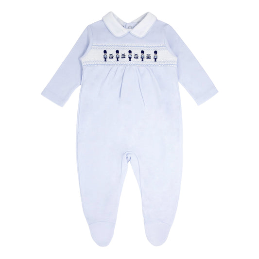 Smocked Toy Soldier Sleeper