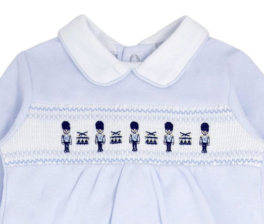 Smocked Toy Soldier Sleeper