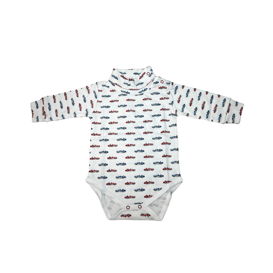 Car Turtleneck Onesie