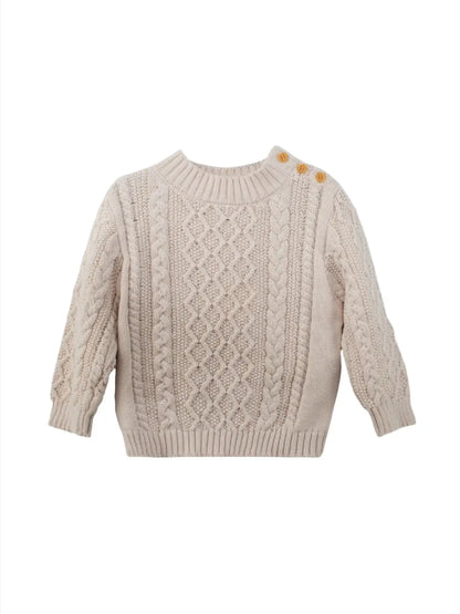 Fisherman Pullover Boy Sweater