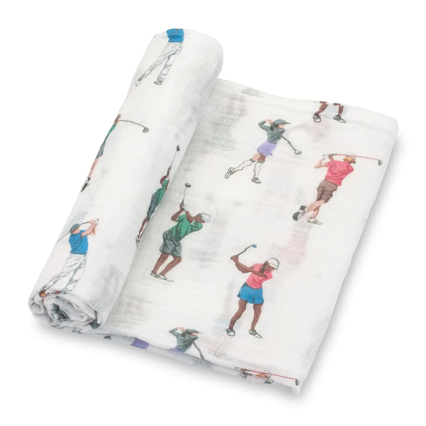 On the Green Muslin Swaddle Blanket